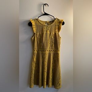 Mustard Lace Dress